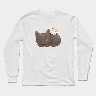 Cleo likes birds Long Sleeve T-Shirt